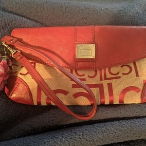 Liz Claiborne Logo Clutch / Wristlet